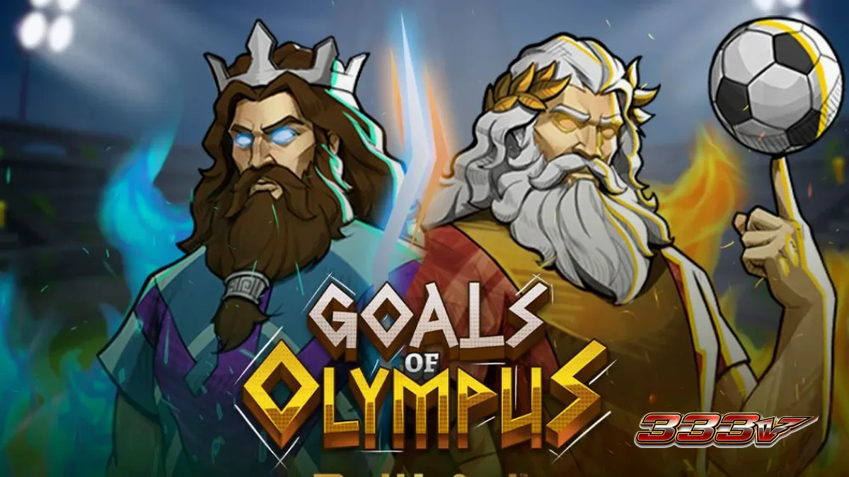 Tampilan visual slot Goals of Olympus BoltLock dengan latar belakang stadion bertema mitologi Yunani